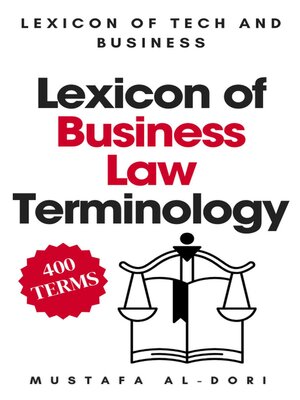cover image of Lexicon of Business Law Terminology